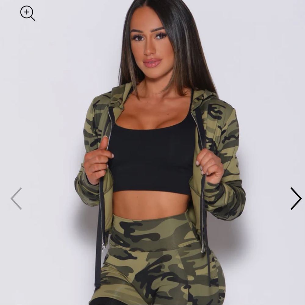 Bombshell sportswear SIGNATURE JACKET Bright Army Camo